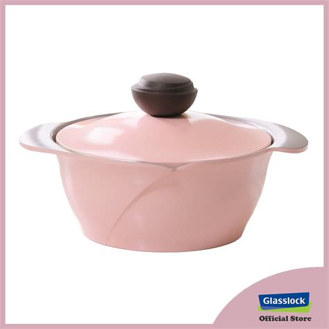 chef topf la rose|Chef Topf by Glasslock La Rose 20cm Casserole with Glass Lid .